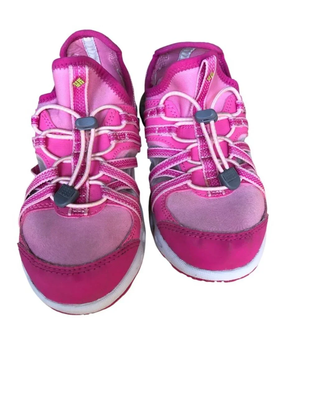 Columbia Okolona Youth Girls 3 Outdoor Water Shoes Hiking Pink Techlite Sole Lig